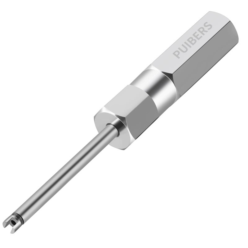PUIBERS Magnetic Valve Core Removal Tool Schrader Valve Stem Removal Tools Stem Puller  Great Stainless Steel Tire Valves Tool for Schrader Cores (4 Inch Length) - Image 1